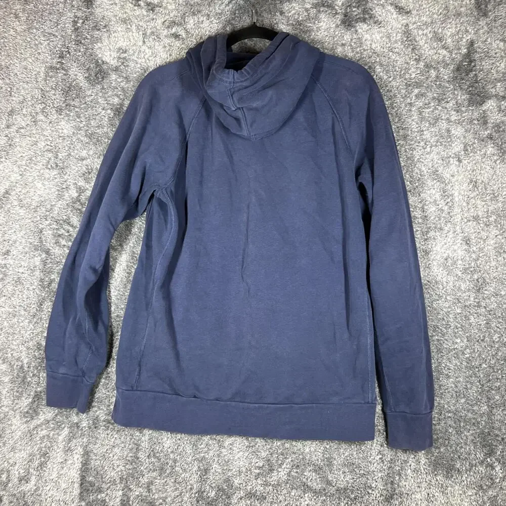 Jordan Hoodie Mens M Blue Pullover Fleece Hooded Pockets Graphic Logo Basketball